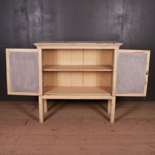 SMALL ORIGINAL PAINTED SCOTTISH FOOD CUPBOARD - ADDITIONAL PHOTO 6