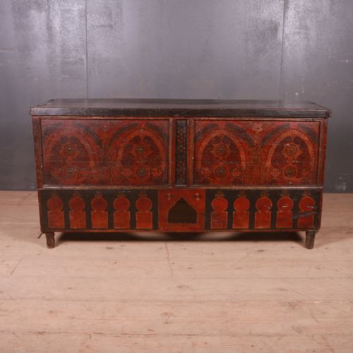 Original Painted Moorish Coffer