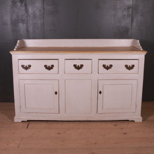 Pine Dresser Base with Gallery Back