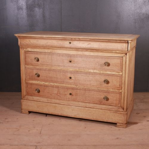 French Bleached Oak Commode