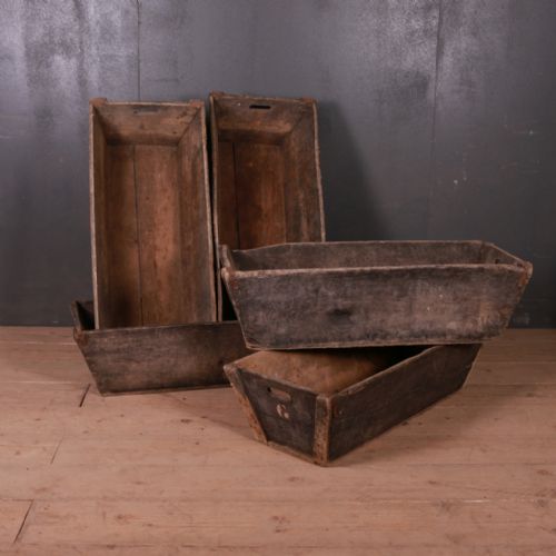WOODEN FRENCH GRAPE BINS