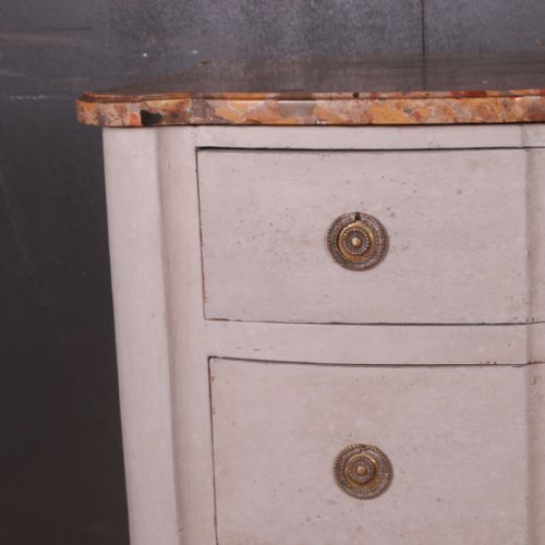 ITALIAN MARBLE TOP COMMODE - ADDITIONAL PHOTO 2