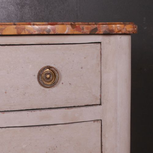 ITALIAN MARBLE TOP COMMODE - ADDITIONAL PHOTO 3