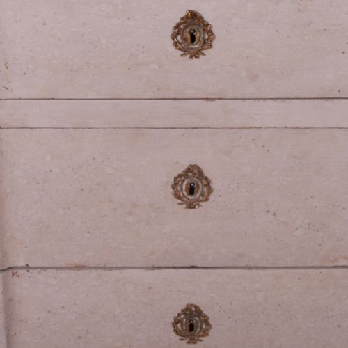 ITALIAN MARBLE TOP COMMODE - ADDITIONAL PHOTO 5