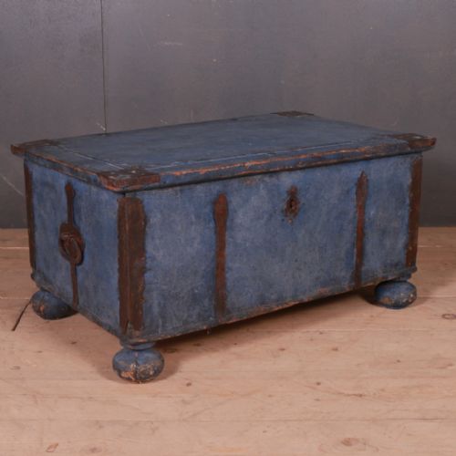Swedish Iron Bound Blanket Box