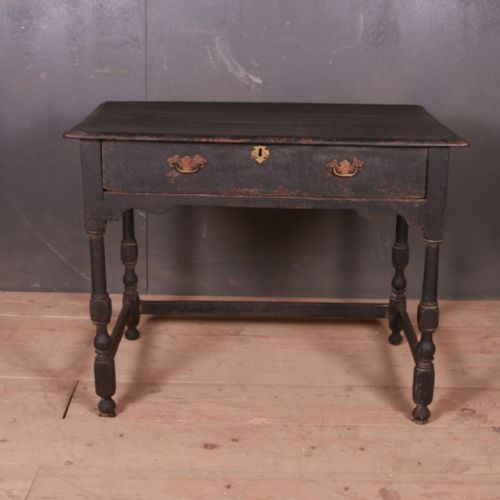 English Painted Lamp Table