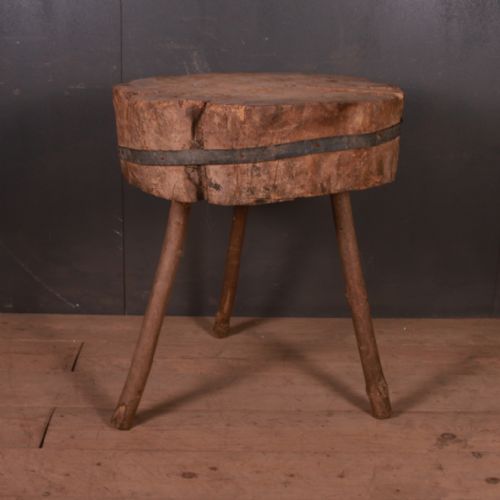 Large Primitive Lamp Table