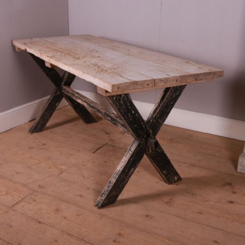 English Original Painted Tavern Table
