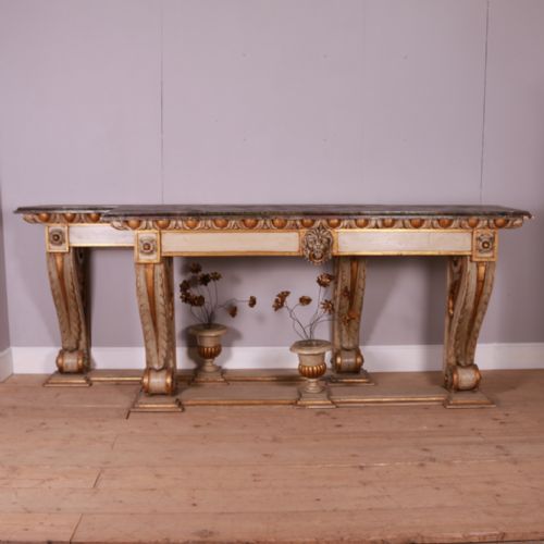 Large Pair of Italian Console Tables