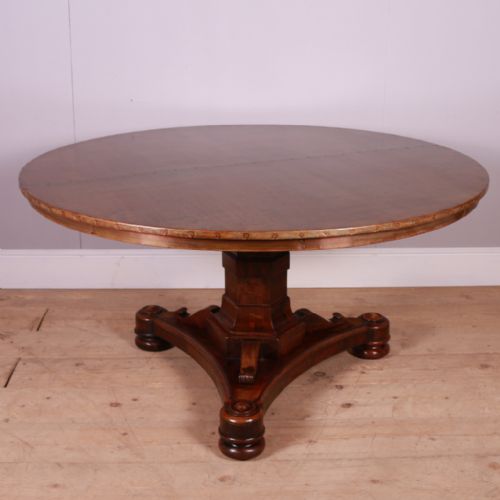 Walnut Breakfast Table with Copper Top