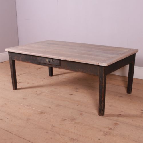 French Painted Oak Coffee Table