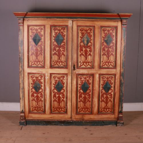 Original Painted Italian Armoire