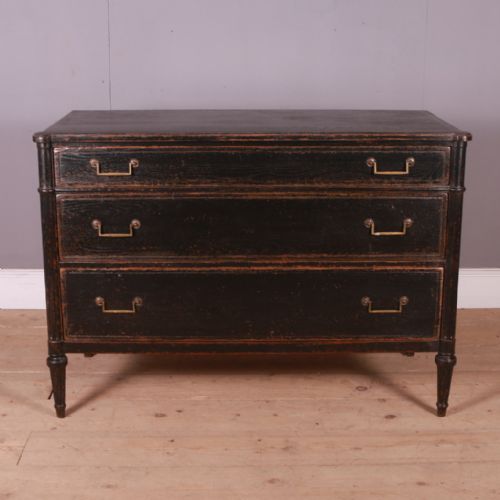 French Painted Oak Commode