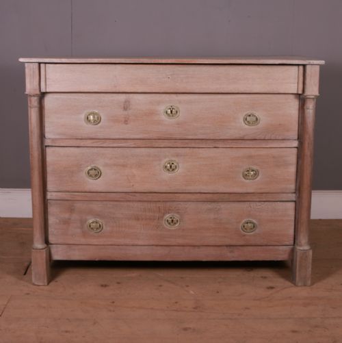 French Bleached Oak Commode
