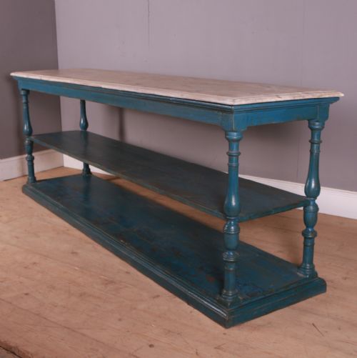 Painted Two Tier Drapers Table