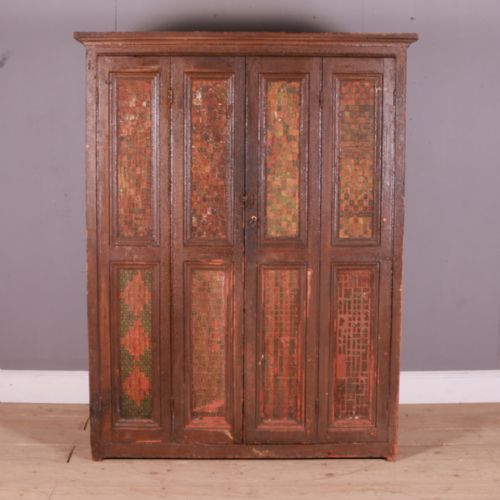 Folk Art Linen Cupboard
