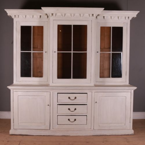 Glazed Breakfront Kitchen Cabinet