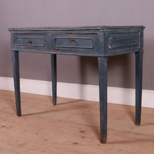 French Painted Writing Table