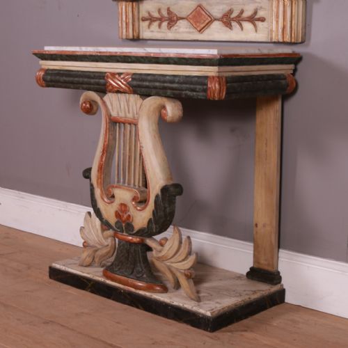 SWEDISH CONSOLE TABLE AND MIRROR - ADDITIONAL PHOTO 2