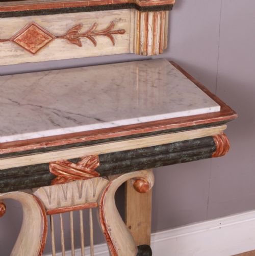 SWEDISH CONSOLE TABLE AND MIRROR - ADDITIONAL PHOTO 6