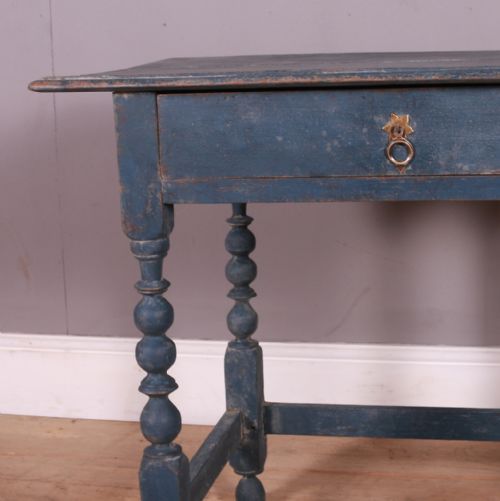 18TH C PAINTED LAMP TABLE - ADDITIONAL PHOTO 2