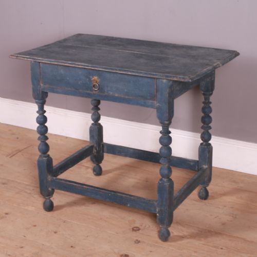 18TH C PAINTED LAMP TABLE - ADDITIONAL PHOTO 5