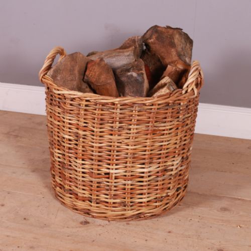 20th C Wicker Basket
