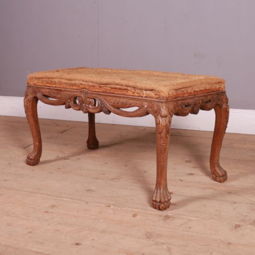 Carved Italian Stool