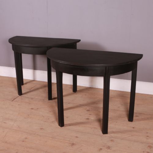 Pair of Painted Console Tables