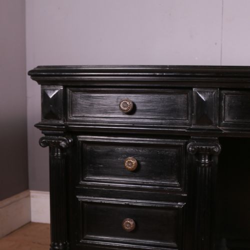 19TH CENTURY EBONISED DESK - ADDITIONAL PHOTO 1