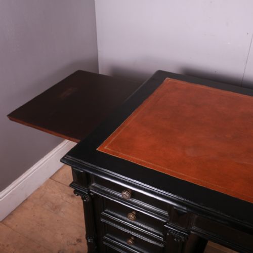 19TH CENTURY EBONISED DESK - ADDITIONAL PHOTO 5