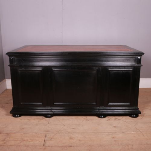 19TH CENTURY EBONISED DESK - ADDITIONAL PHOTO 8