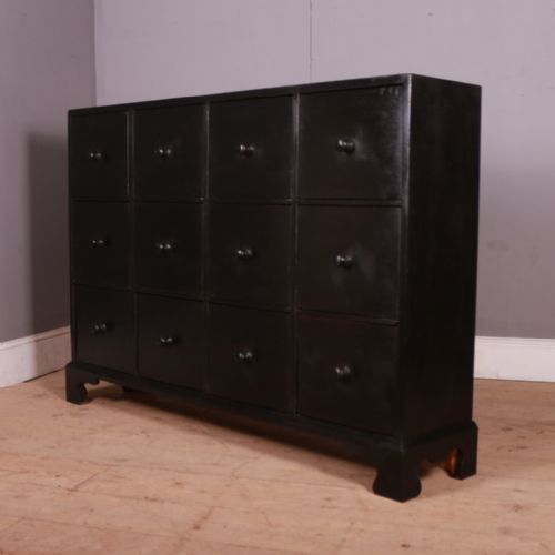ENGLISH PAINTED BASE OF DRAWERS - ADDITIONAL PHOTO 4