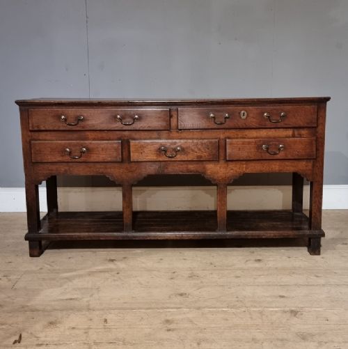 18th Century English Oak Dresser Base