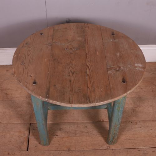 English Painted Lamp Table
