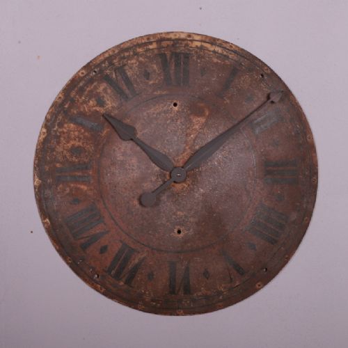 French Iron Clock Face