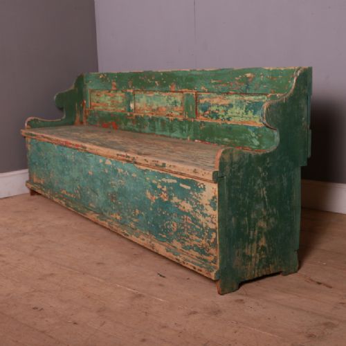 Original Painted Austrian Settle