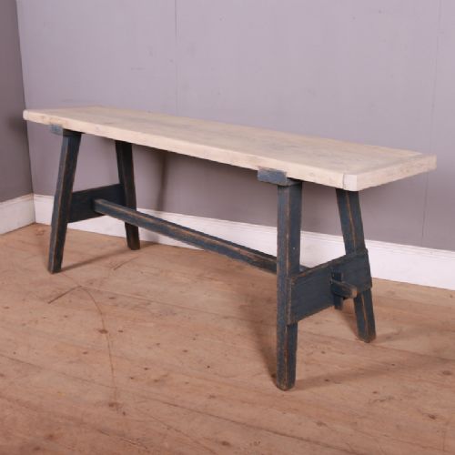 Painted English Trestle Table