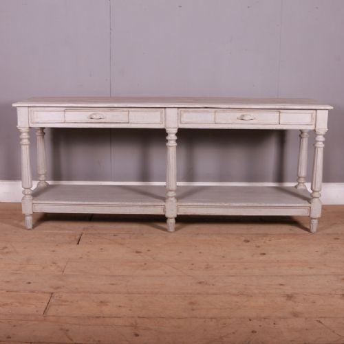 French Painted Drapers Table