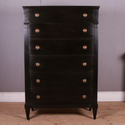 French Ebonised Chest of Drawers