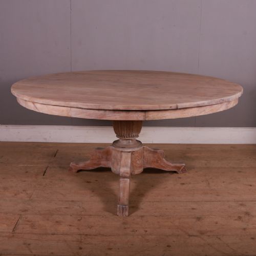 Bleached Teak Dining Table