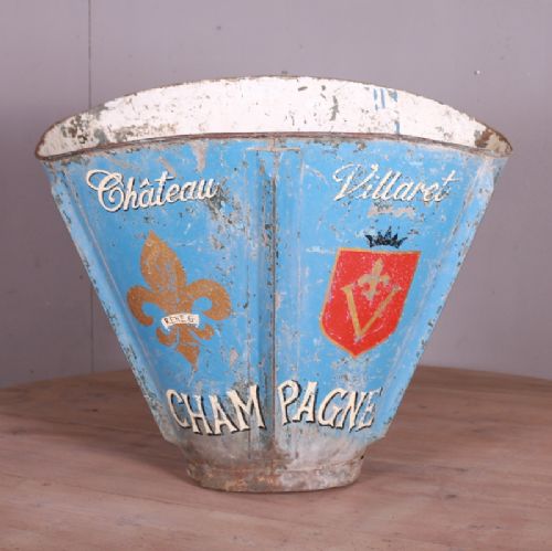 Painted French Grape Carrying Bin