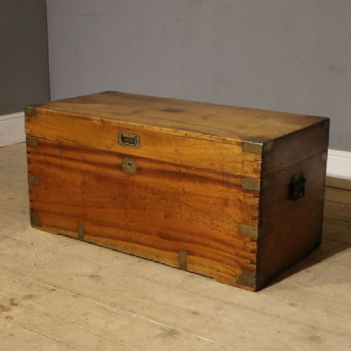 English Camphor Travel Trunk
