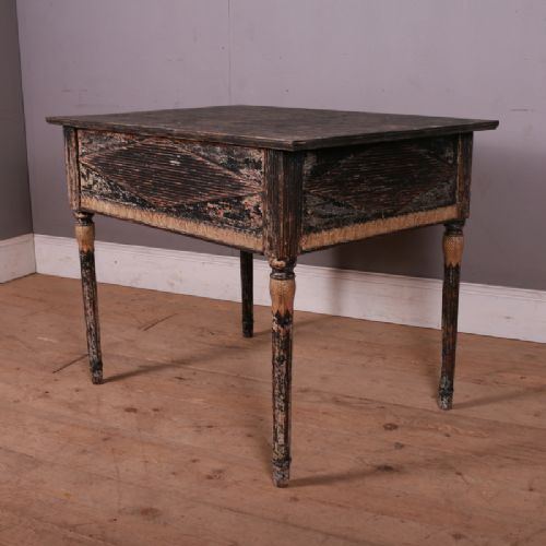 Antique Swedish Lamp Table