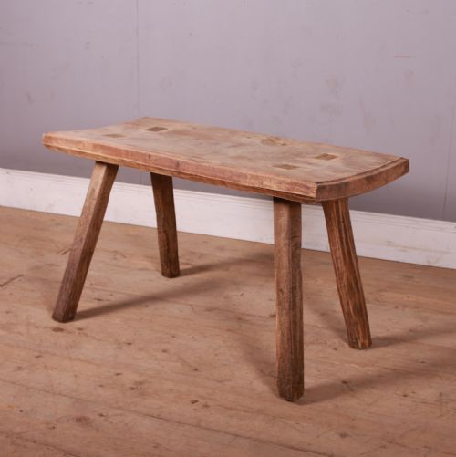 French Scrubbed Beech Low Table