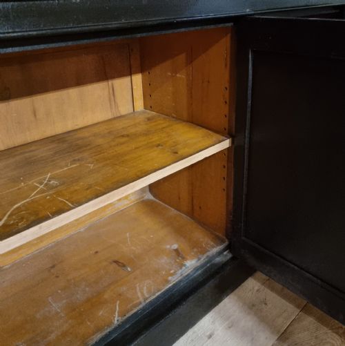 ENGLISH BREAKFRONT LIBRARY BOOKCASE - ADDITIONAL PHOTO 10
