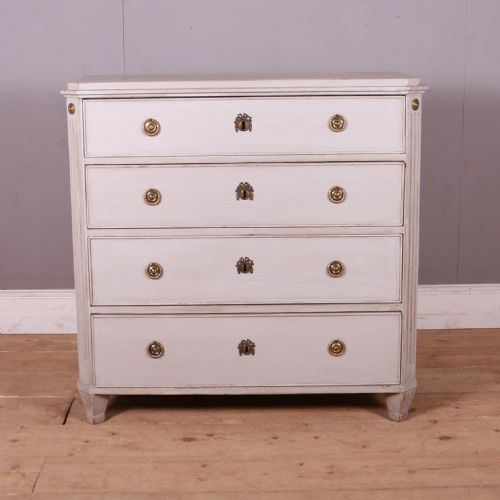 Gustavian Style Painted Commode