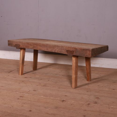 French Oak and Elm Coffee Table