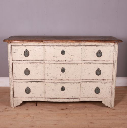 Large Danish Painted Commode