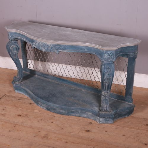 FRENCH SERPENTINE CONSOLE TABLE - ADDITIONAL PHOTO 6